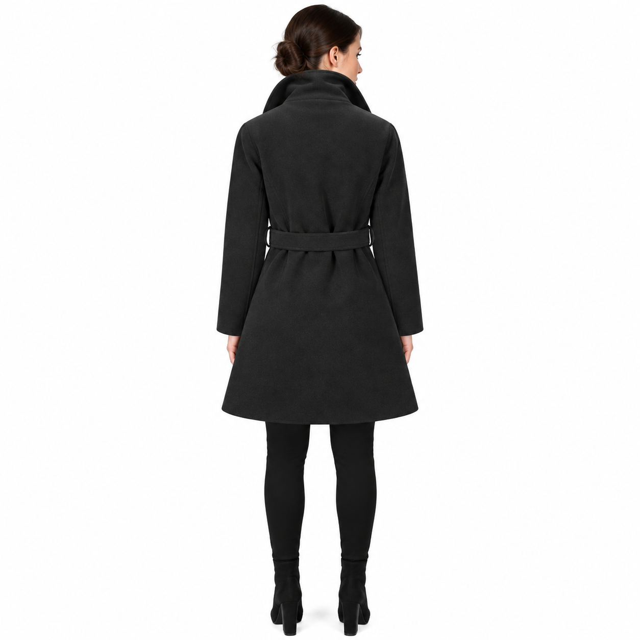 European and American Woollen Coat for Women Slim Fit - Image 3
