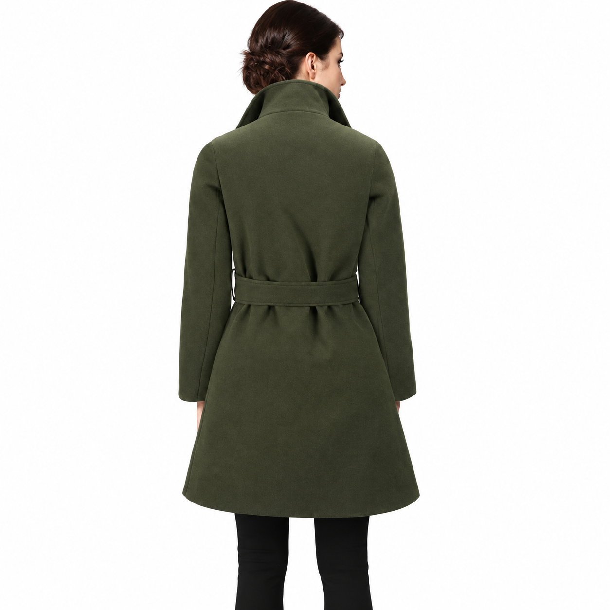 European and American Woollen Coat for Women Slim Fit - Image 4