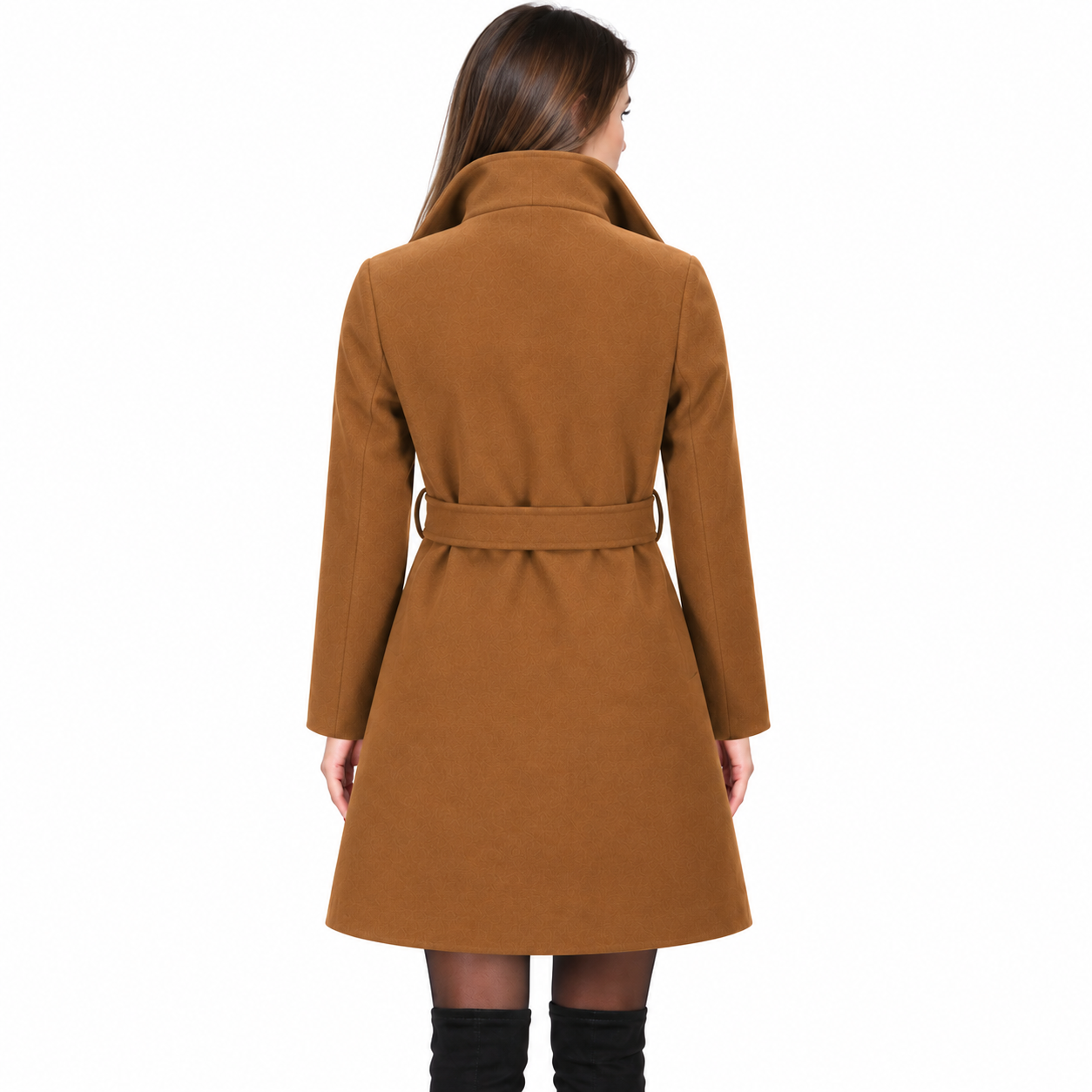 European and American Woollen Coat for Women Slim Fit - Image 5
