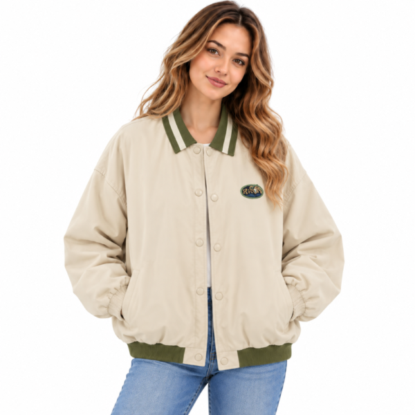 Street Couple Patchwork Jacket Women Loose Fit
